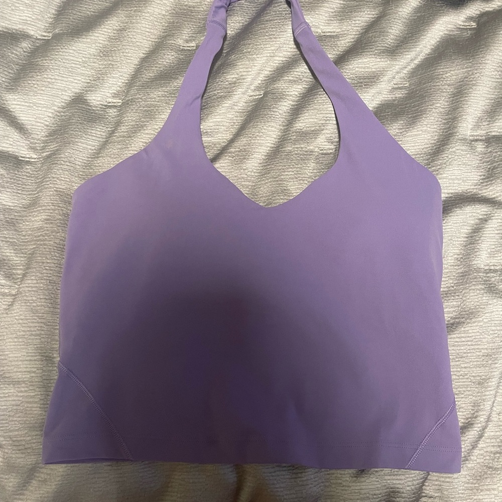 Lululemon Align tank halter top in dark lavender. Worn once